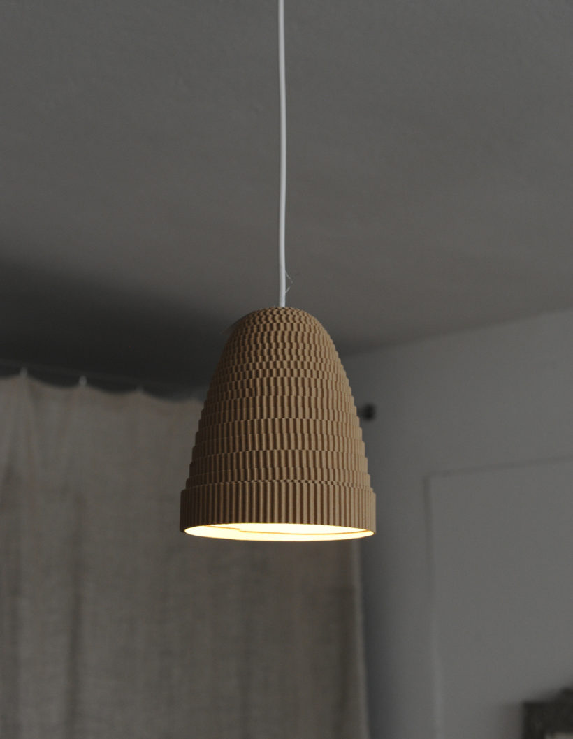 Papercuts lamp @ Trela Tinos