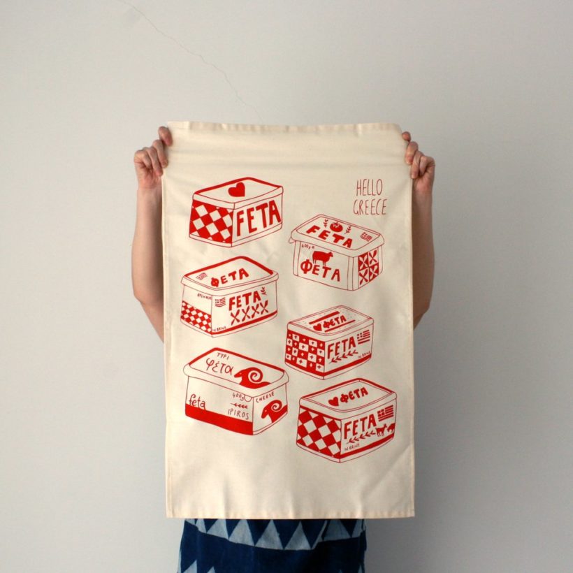 Tea towel @ Trela Tinos