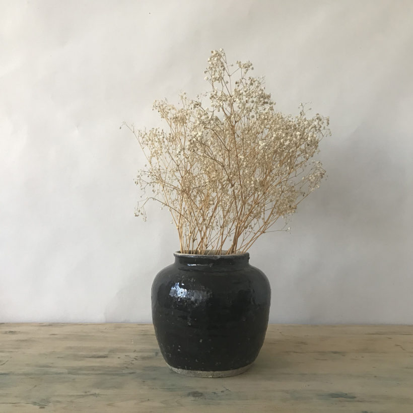 Pot émaillé noir - Trela Tinos