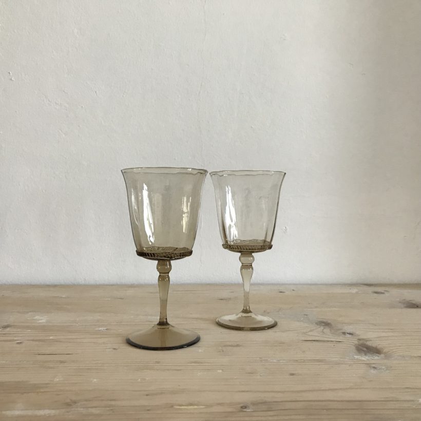 Smoked Wine Glass - Trela Tinos