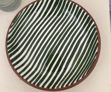 Ray Bowl Dark Green - Trela Tinos