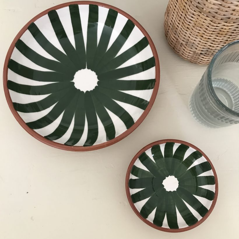 Ray Bowl Dark Green - Trela Tinos Ray Bowl Dark Green - Trela Tinos