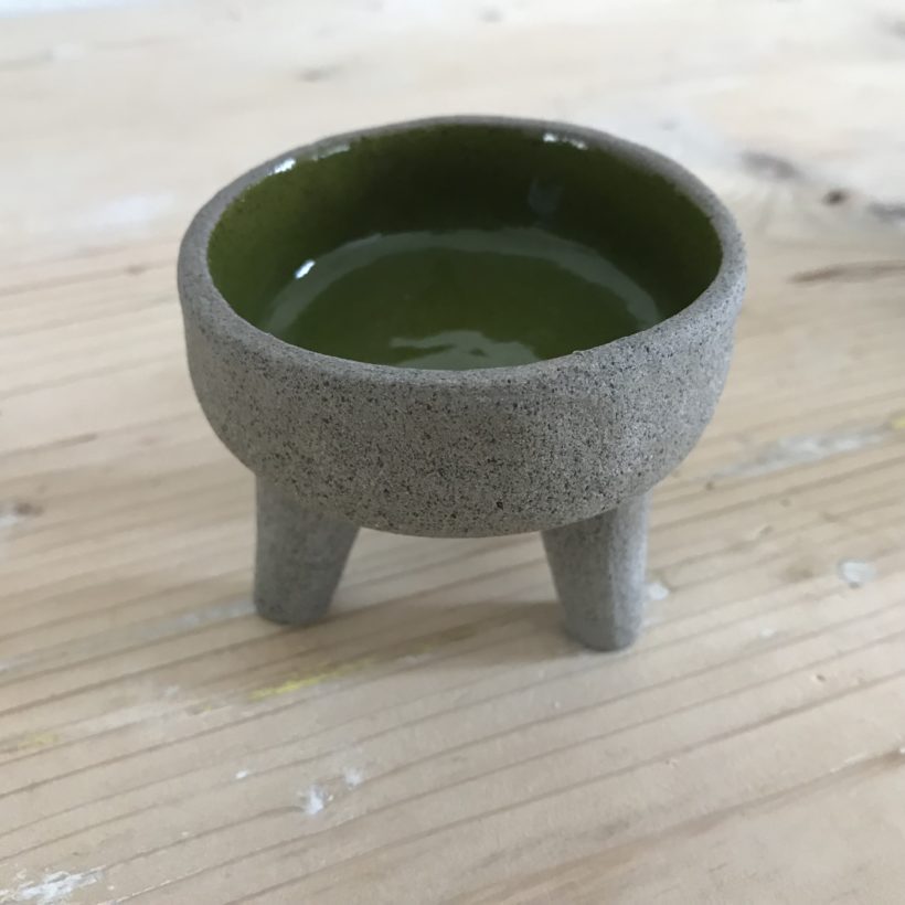 IMG_3724 Green Tripod Serving Tableware - Trela Tinos