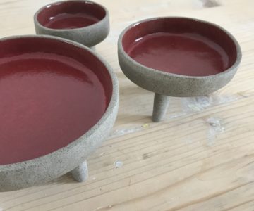 Tripod Serving Tableware - Trela Tinos