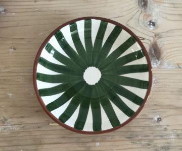 Ray Bowl Dark Green - Trela Tinos