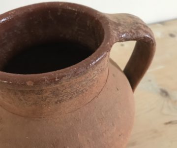 Old Terracotta Amphora - Trela Tinos