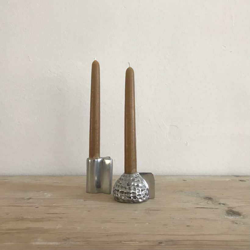 Aluminium Candlestick - Trela Tinos