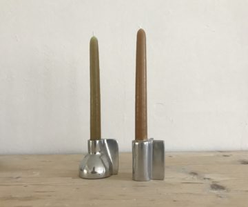 Aluminium Candlestick - Trela Tinos