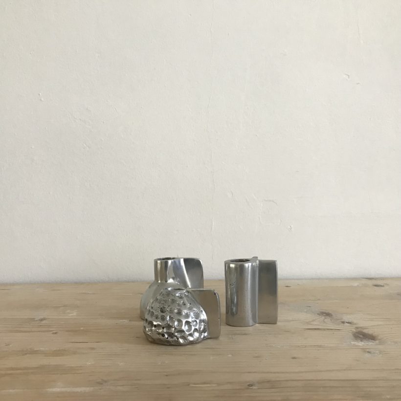 Aluminium Candlestick - Trela Tinos