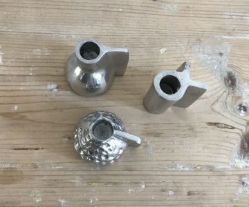 Aluminium Candlestick - Trela Tinos